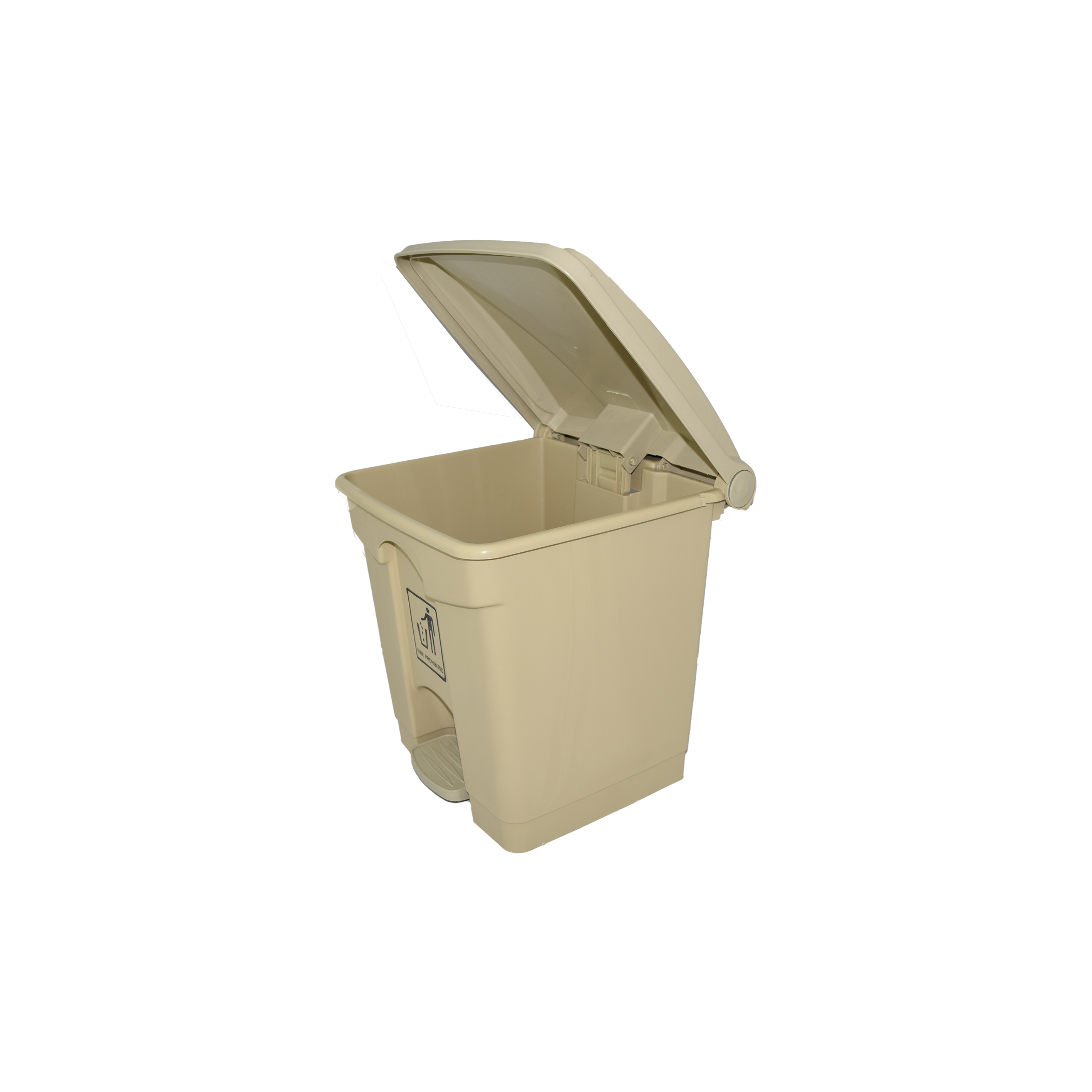 AKC | Plastic Garbage Bin | 30 LTR | BEIGE