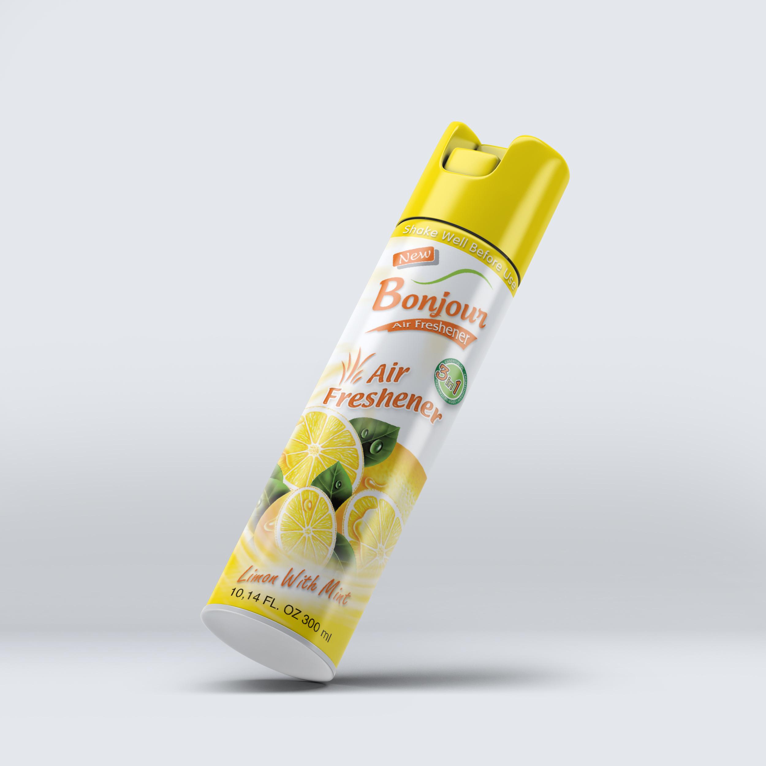 Bonjour Air Freshener | LEMON WITH MINT | 300ML